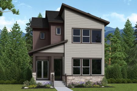 New construction Single-Family house 6646 Knapp Dr, Colorado Springs, CO 80924 plan The Castlegate - image