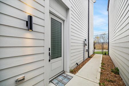 Walkway and entrance