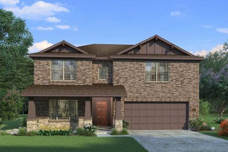 New construction Single-Family house Sealy, TX 77474 plan Hemlock II Hunters Crossing 65s - image 7