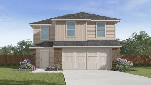 New construction Single-Family house 5019 Gecko, Converse, TX 78109 plan The Davis - image