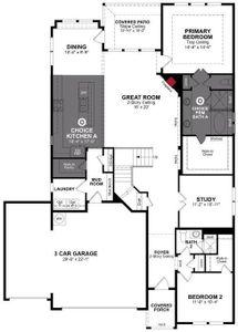 Beazer Homes Heath Golf & Yacht Club Summerfield Floorplan.