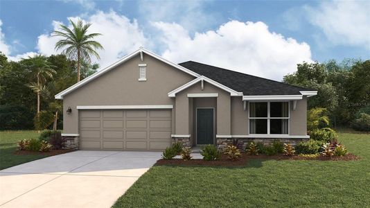 New construction Single-Family house 10931 Rabbit Grove Trl, Parrish, FL 34219 plan Aria - image