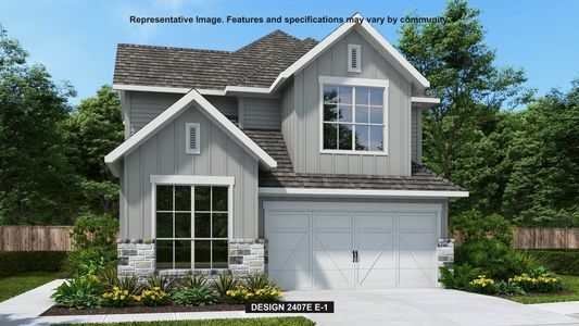 New construction Single-Family house 7001 Stitzel Weller Dr, Austin, TX 78744 plan 2407E - image