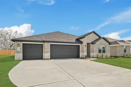 New construction Single-Family house 129 Wildflower Ln, Dayton, TX 77535 plan Courtland - image