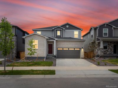 New construction Single-Family house 547 Homestead Ave, Brighton, CO 80601 Snowberry- photo 0