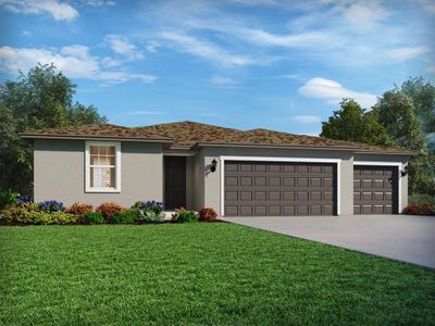 New construction Single-Family house 13755 Umber Forest St, Hudson, FL 34669 plan Essex - image