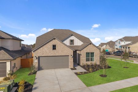 New construction Single-Family house 200 Wild Lily Trl, Georgetown, TX 78628 plan Goodrich - image