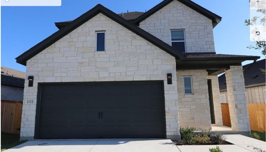 New construction Single-Family house 209 Grayson Elm Pass, Dripping Springs, TX 78620 plan Baltimore - Central Series - image