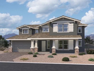 New construction Single-Family house 22754 E Roundup Wy, Queen Creek, AZ 85142 plan Spruce - image