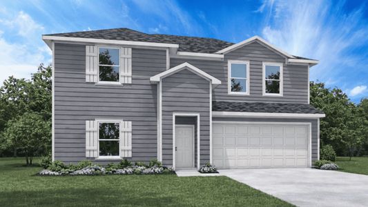 New construction Single-Family house 267 Golden Eagle Blvd, New Waverly, TX 77358 plan Perry - image