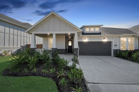New construction Townhouse house 7610 Cattail Shallows Ln, Katy, TX 77493 plan Bellissimo - image
