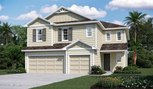 New construction Single-Family house 2512 Trailmark Drive, Saint Augustine, FL 32092 Yorktown- photo 0