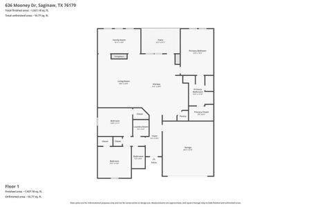 New construction Single-Family house 636 Mooney Dr, Saginaw, TX 76179 - image 5