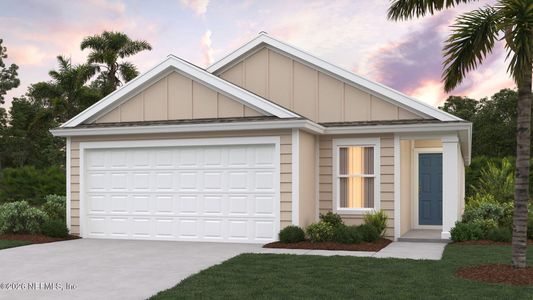 New construction Single-Family house 36 Divot Pl, Bunnell, FL 32110 plan Berkeley - image