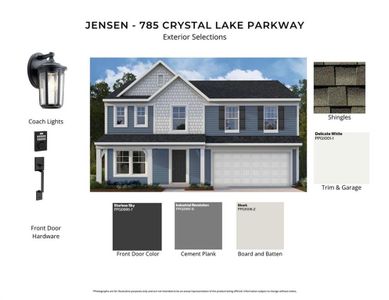 New construction Single-Family house 785 Crystal Lake Pkwy, Hoschton, GA 30548 plan Jensen - image