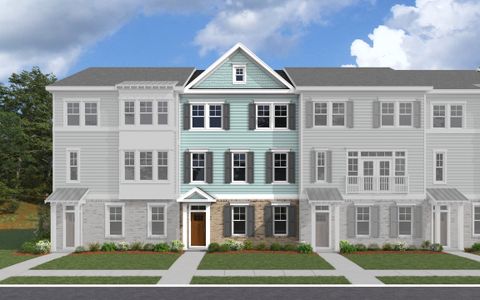 New construction Townhouse house 8413 Flamingo Ct, Myrtle Beach, SC 29572 plan Warren - Townhomes - image