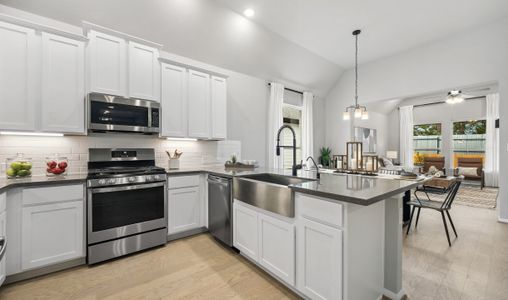 Kitchen with spacious island