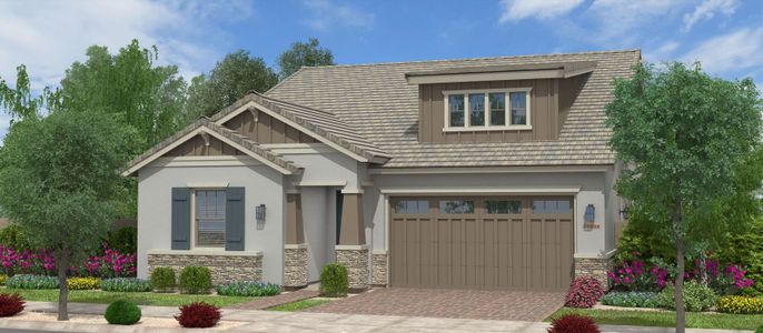 New construction Single-Family house 23071 E Oriole Way, Queen Creek, AZ 85142 Avocado w/Loft- photo 0