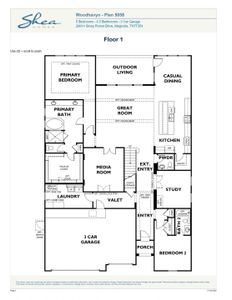 New construction Single-Family house 30722 Lila Grove Ln, Magnolia, TX 77354 plan 5058 Elevation E - image