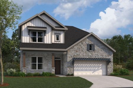 New construction Single-Family house 2124 Billings Way, Leander, TX 78641 Franklin II- photo 0 0