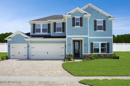 New construction Single-Family house 382 Higgins Lp, St. Augustine, FL 32092 plan Kingsley III - image