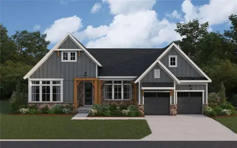 New construction Single-Family house 82 Clear Lake Pkwy, Hoschton, GA 30548 plan Winslow - image