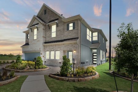 New construction Single-Family house 5210 Big Dipper Dr, Manvel, TX 77578 Haven - Villas Collection- photo 3 3