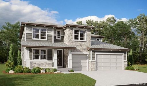 New construction Single-Family house 4728 Twelve Oaks Wy, Castle Rock, CO 80104 Dillon II- photo 0