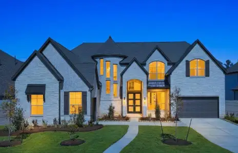 New construction Single-Family house 15635 Early Bird Ln, Conroe, TX 77302 plan 4590 - image