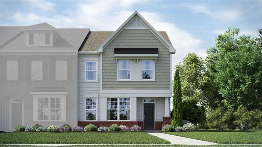 New construction Townhouse house 5725 Granbury Dr, Kannapolis, NC 28081 plan Chadwick - image