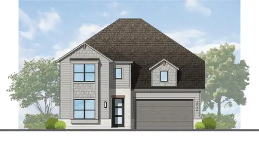 New construction Single-Family house 9304 Hamadryas Dr, Austin, TX 78744 plan Rodin Plan - image