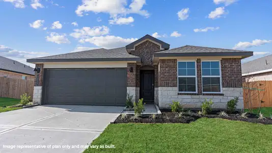 New construction Single-Family house 7718 Montana Ruby Dr, Iowa Colony, TX 77583 Gaven- photo 0