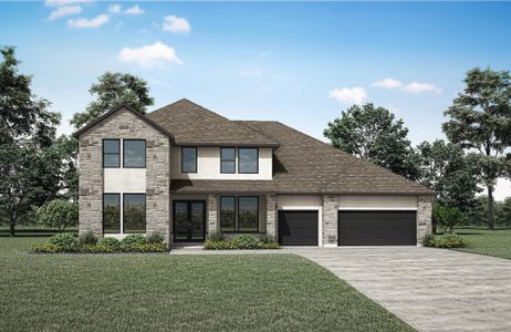 New construction Single-Family house 123 Stetson Ct, Cedar Creek, TX 78612 plan Panorama - image