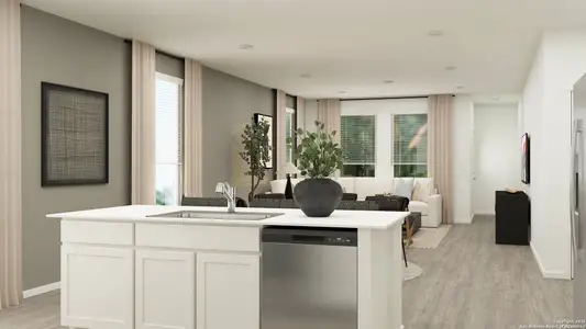 New construction Single-Family house 11822 Carolina Rose, Converse, TX 78109 plan Santo - image