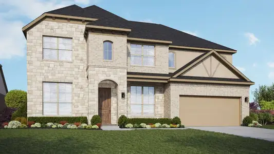 New construction Single-Family house 920 Landing Ln, Leander, TX 78641 plan Brown - image