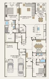 Pulte Homes, Mooreville floor plan