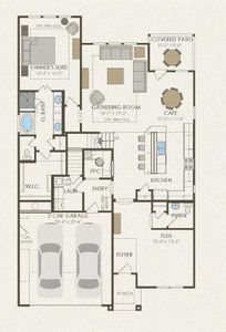 Pulte Homes, Caldwell floor plan