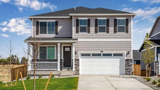 New construction Single-Family house 14274 Beebalm Ave, Parker, CO 80134 plan Bridgeport - image