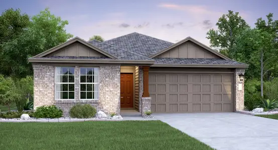New construction Single-Family house 112 Montego St, Hutto, TX 78634 Chauncy- photo 0