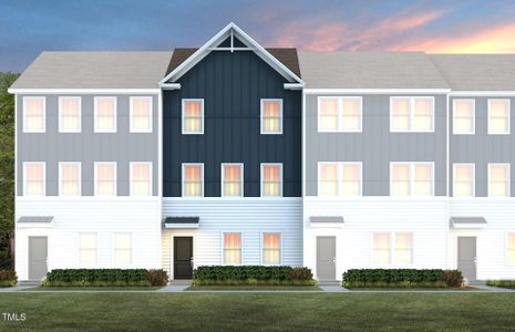 New construction Townhouse house 1464 Hasse Ave, Apex, NC 27502 Nolen- photo 0