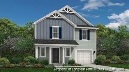 New construction Single-Family house 43 Bennington Wy, Lillington, NC 27546 Freelance- photo 0