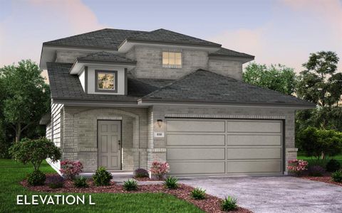 New construction Single-Family house 13016 Cobalt Cove Court, Texas City, TX 77568 Mesquite- photo 0