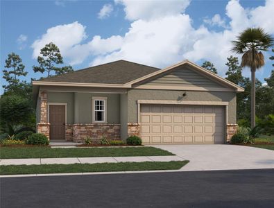 New construction Single-Family house 12092 Kelly Ann Lp, Brooksville, FL 34613 plan Glimmer - image
