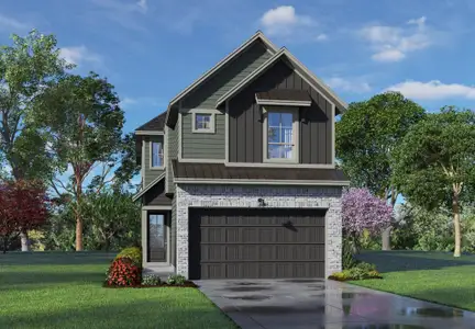 New construction Single-Family house 524 Red Cascade Trl, Willis, TX 77318 plan Chantilly - Chateau - image