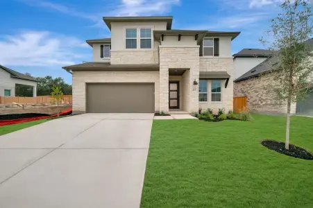 New construction Single-Family house 482 Bishop Wood Rd, Dripping Springs, TX 78620 plan Garner - image