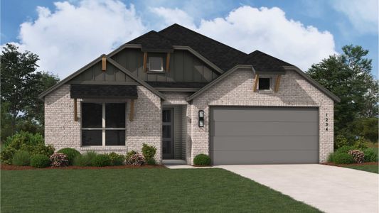 New construction Single-Family house Todd Mission, TX 77316 plan Monet - image