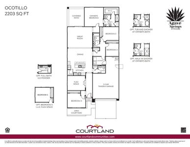 New construction Single-Family house 30424 W Nightshade Dr, Buckeye, AZ 85396 plan Ocotillo - image 3