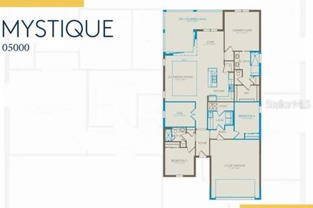 Floor plan with structural options selected