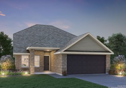 New construction Single-Family house 13911 Pinkston, San Antonio, TX 78252 The Cortona- photo 0