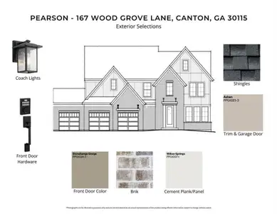New construction Single-Family house 167 Wood Grove Ln, Canton, GA 30115 plan Pearson - image